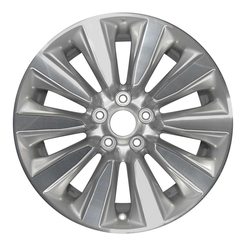 2016 acura rlx wheel 19 machined silver aluminum 5 lug w71825ms 3