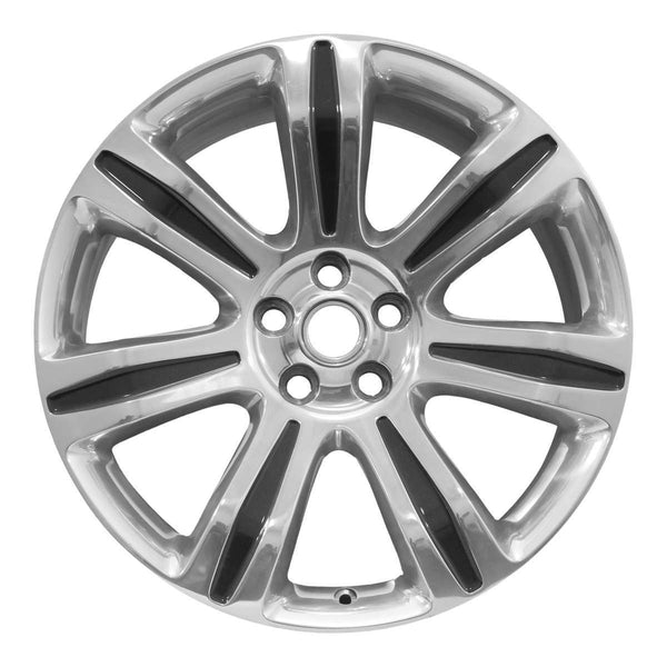 2017 land rover wheel 21 polished charcoal aluminum 5 lug w72266pc 2