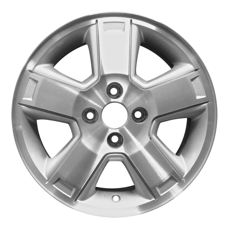 2003 suzuki aerio wheel 15 machined silver aluminum 4 lug w72681ms 2