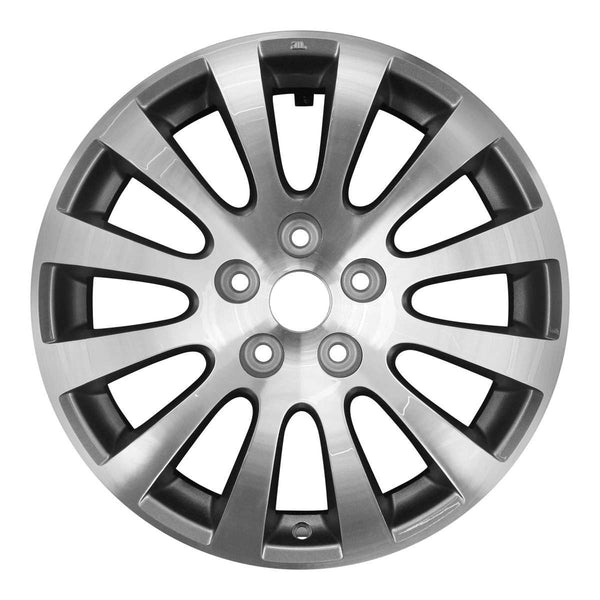 2012 suzuki kizashi wheel 17 machined charcoal aluminum 5 lug w72710mc 3