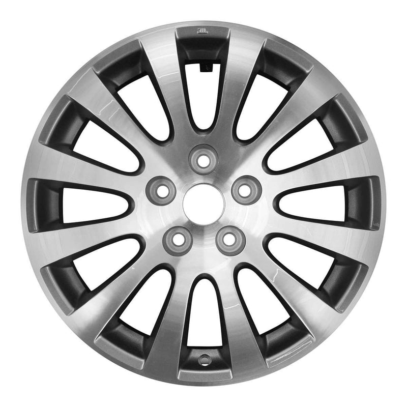 2012 suzuki kizashi wheel 17 machined charcoal aluminum 5 lug w72710mc 3