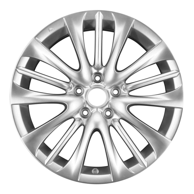 2012 infiniti m35 wheel 18 silver aluminum 5 lug w73732s 8