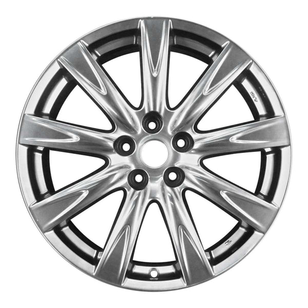 2011 infiniti g37 wheel 19 hyper aluminum 5 lug w73738h 2