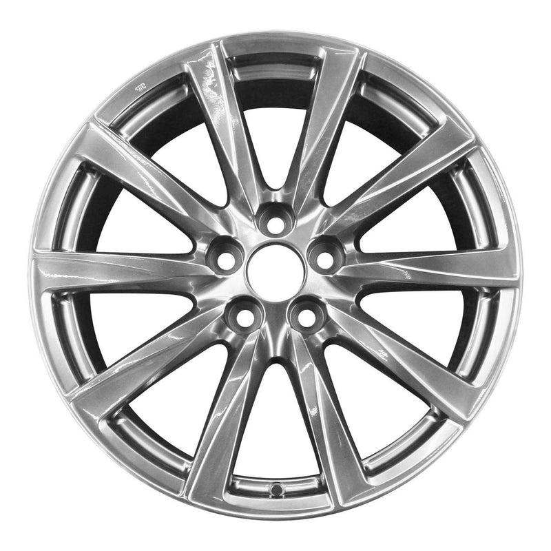 2011 lexus is wheel 19 hyper aluminum 5 lug w74205h 4