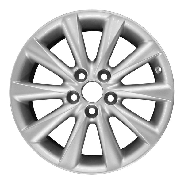 2009 lexus is350 wheel 17 silver aluminum 5 lug w74216s 1