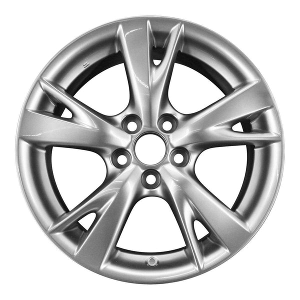 2010 lexus is350 wheel 18 hyper aluminum 5 lug w74217h 2