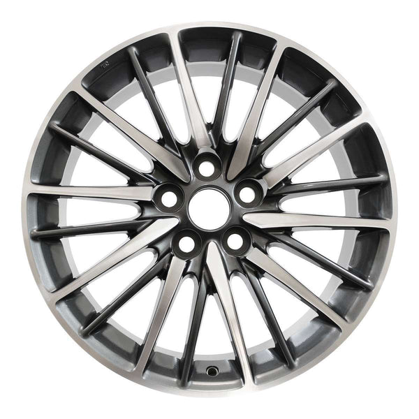 2010 lexus ls460 wheel 19 machined charcoal aluminum 5 lug w74222mc 1