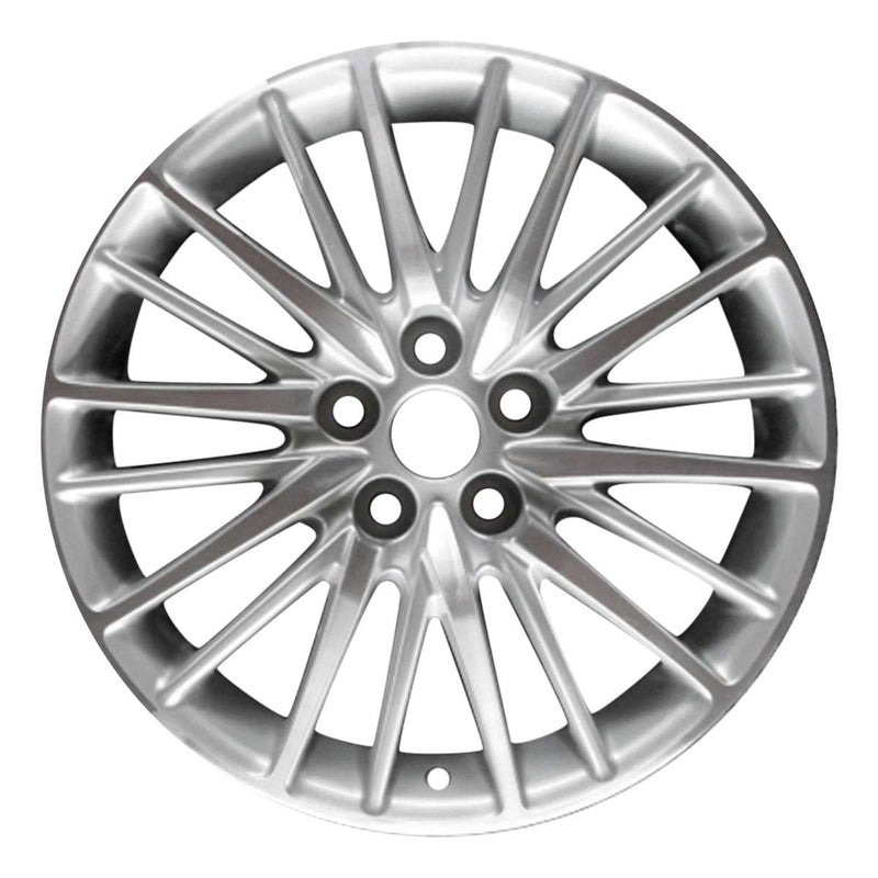 2010 lexus ls460 wheel 19 machined silver aluminum 5 lug w74222ms 1