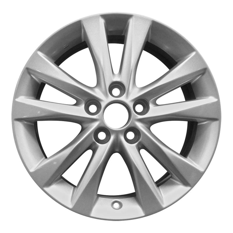 2011 lexus es350 wheel 17 silver aluminum 5 lug w74224s 2