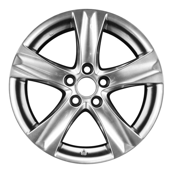 2012 lexus is350 wheel 18 hyper aluminum 5 lug w74239h 2