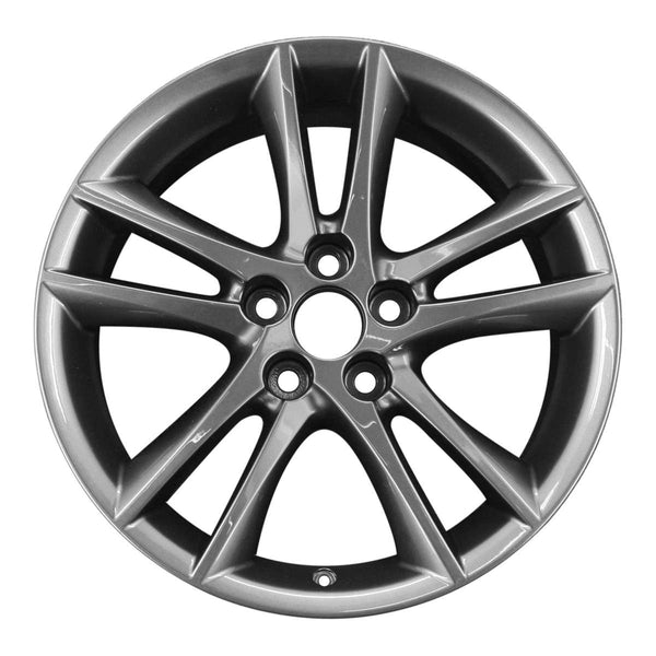 2012 lexus is250 wheel 18 charcoal aluminum 5 lug w74263c 5