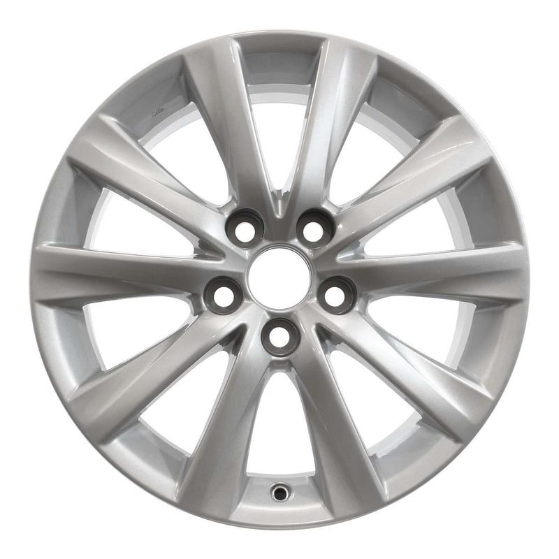 2016 lexus is200t wheel 17 silver aluminum 5 lug w74287s 1