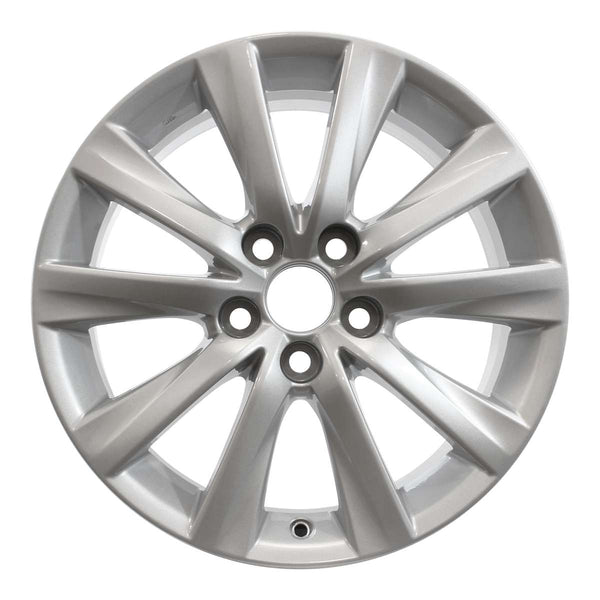 2014 lexus is250 wheel 17 silver aluminum 5 lug w74287s 2