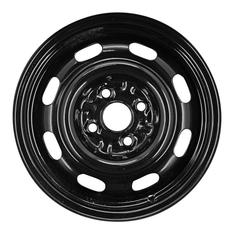 2007 kia rio wheel 14 black steel 4 lug w74557b 8