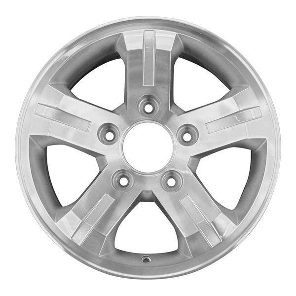 2005 kia sorento wheel 16 machined silver aluminum 5 lug w74566ms 4