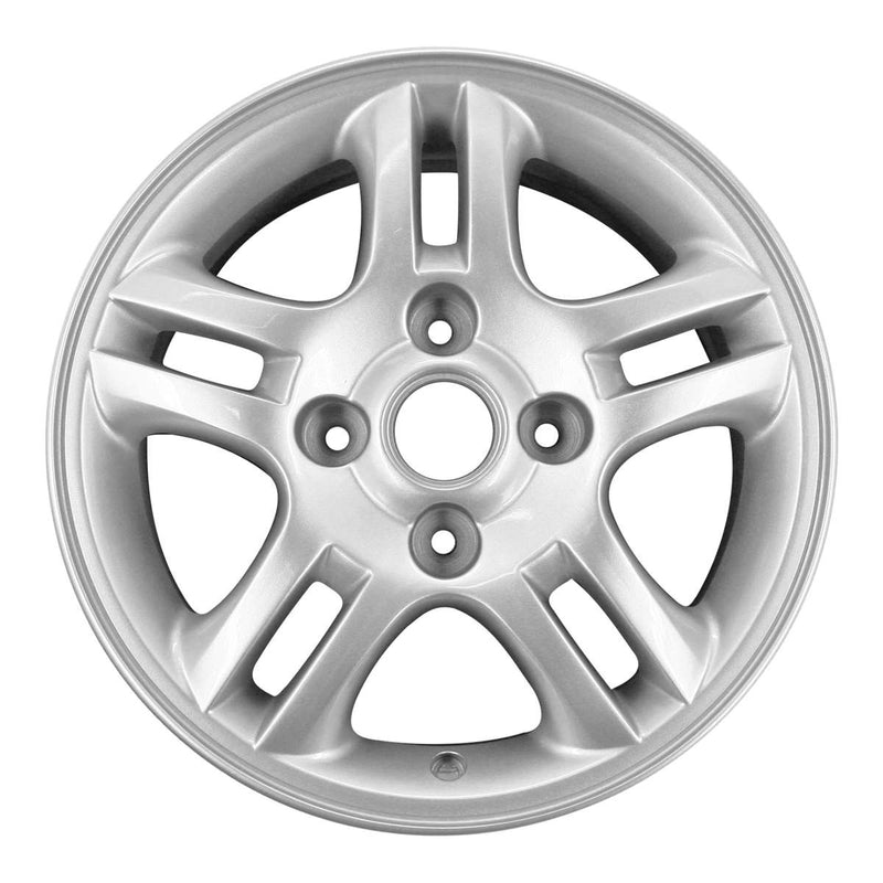 2005 kia spectra wheel 15 silver aluminum 4 lug w74573s 2