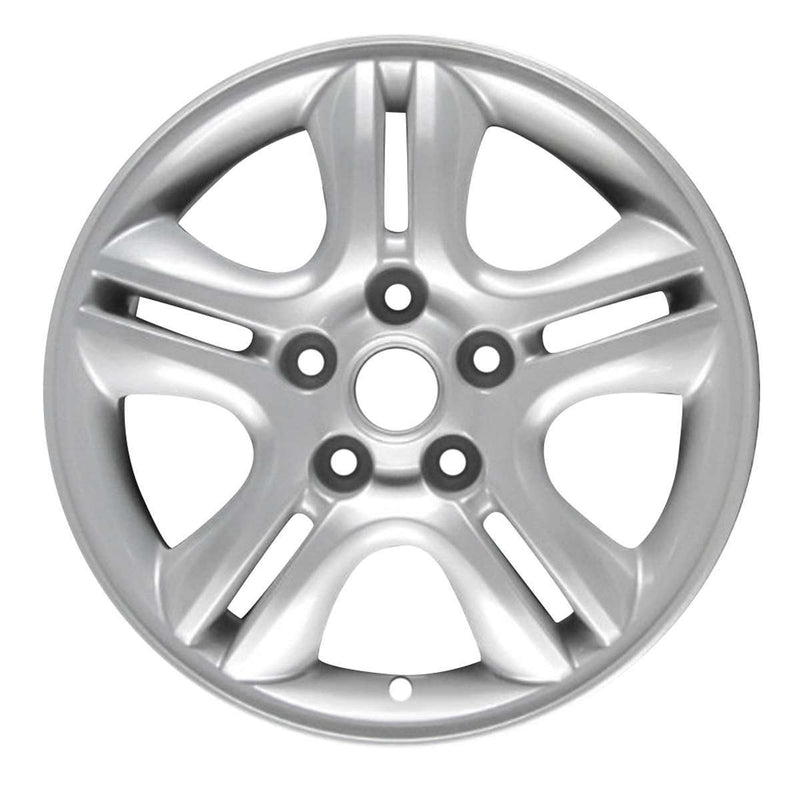 2007 kia sportage wheel 16 silver aluminum 5 lug w74576as 4