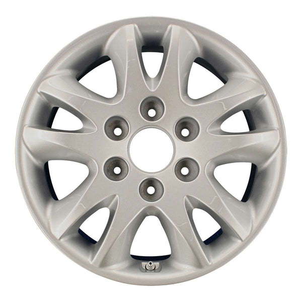 2010 kia sedona wheel 17 silver aluminum 6 lug w74582s 5