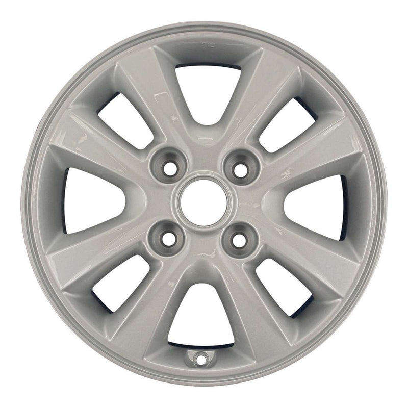 2008 kia spectra wheel 15 silver aluminum 4 lug w74603s 2