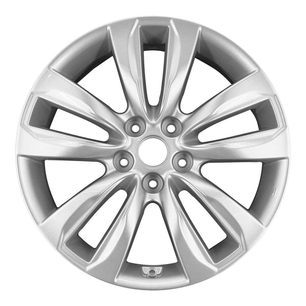 2010 kia sorento wheel 18 silver aluminum 5 lug w74633s 1