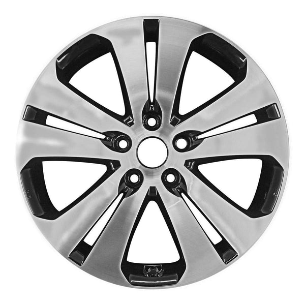 2013 kia sportage wheel 18 machined gloss black aluminum 5 lug w74642mb 3