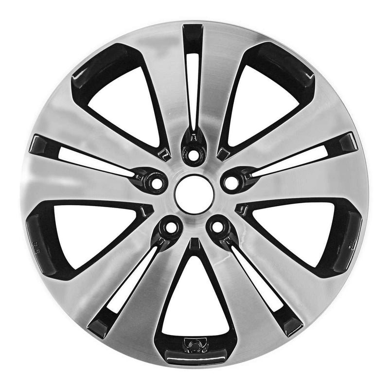 2013 kia sportage wheel 18 machined gloss black aluminum 5 lug w74642mb 3