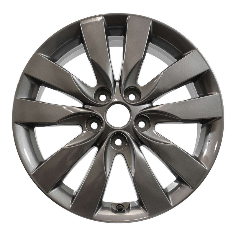 2011 kia forte wheel 17 charcoal aluminum 5 lug w74647c 2