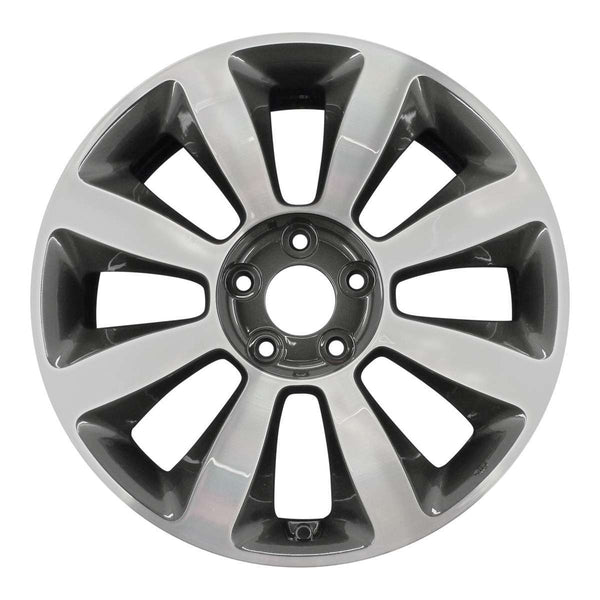 2011 kia optima wheel 18 machined charcoal aluminum 5 lug w74653mc 1