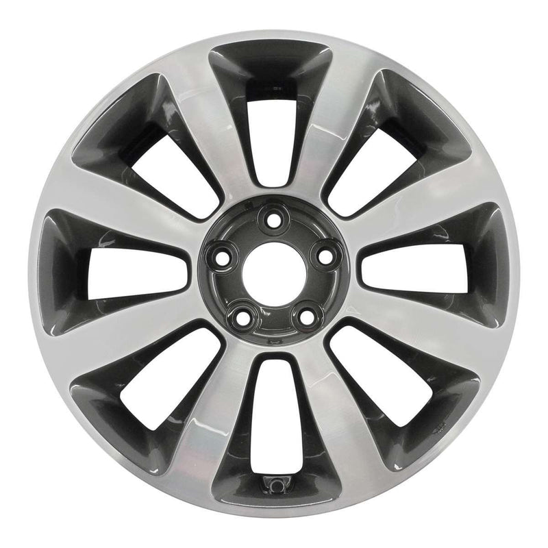 2013 kia optima wheel 18 machined charcoal aluminum 5 lug w74653mc 3