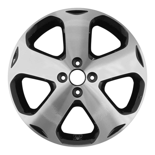 2017 kia rio wheel 17 machined gloss black aluminum 4 lug w74660mb 6