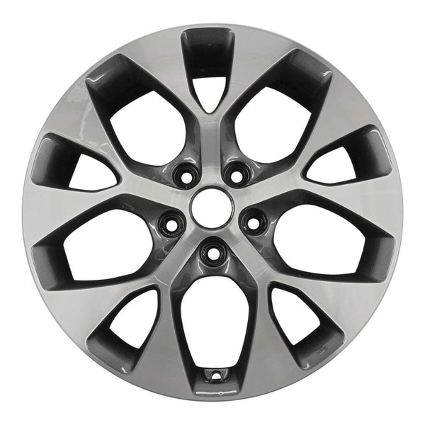 2012 kia soul wheel 18 machined charcoal aluminum 5 lug w74662mc 1