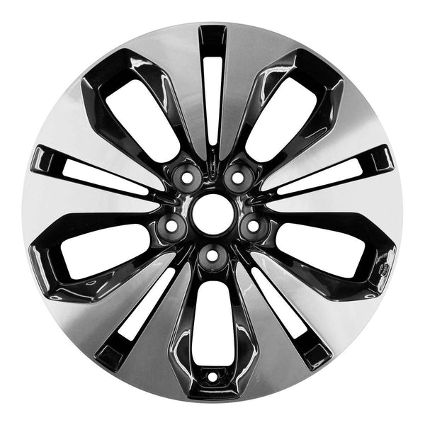 2013 kia sportage wheel 18 machined gloss black aluminum 5 lug w74663mb 3