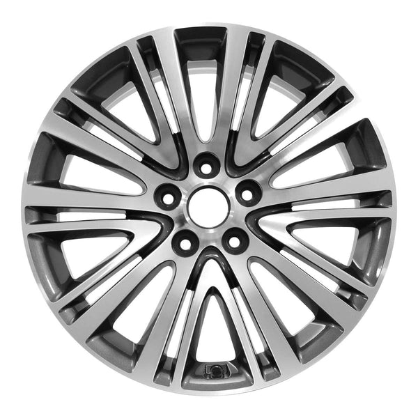 2016 kia cadenza wheel 18 machined charcoal aluminum 5 lug w74675mc 4