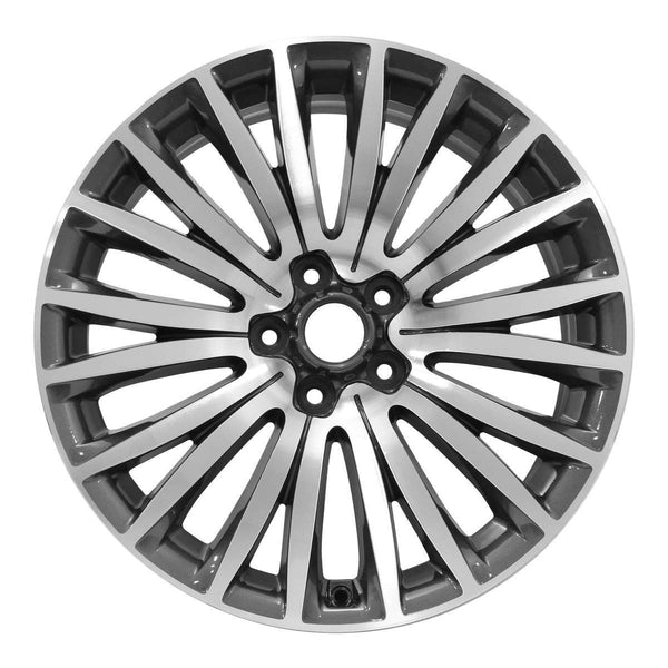 2015 kia cadenza wheel 19 machined charcoal aluminum 5 lug w74676mc 2