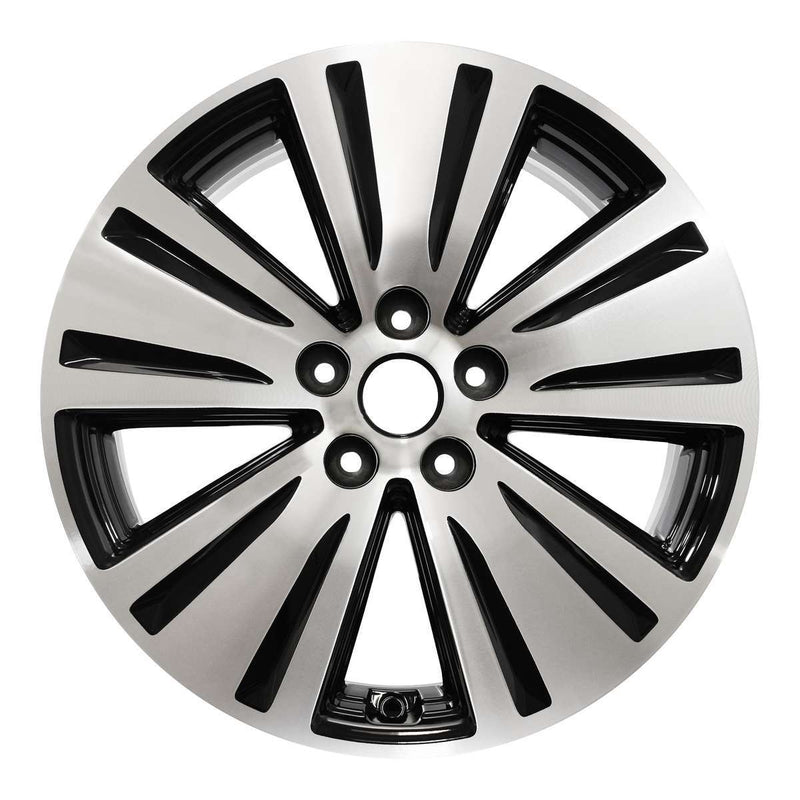 2014 kia sportage wheel 18 machined gloss black aluminum 5 lug w74697mb 1