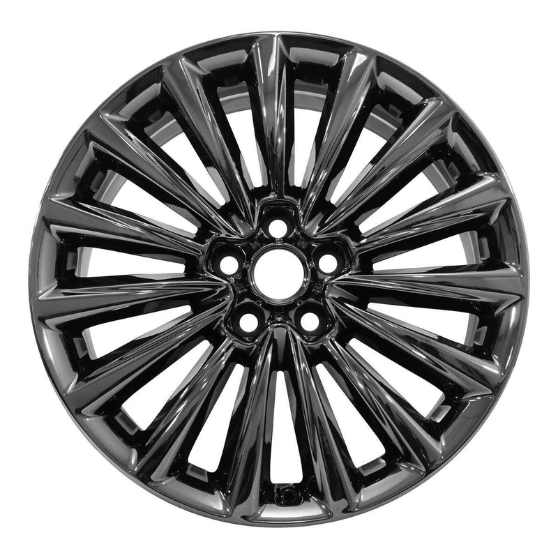 2015 kia k900 wheel 19 dark pvd chrome aluminum 5 lug w74711dpvdchr 1