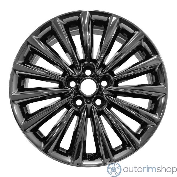 2015 kia k900 wheel 19 dark pvd chrome aluminum 5 lug w74712dpvdchr 1