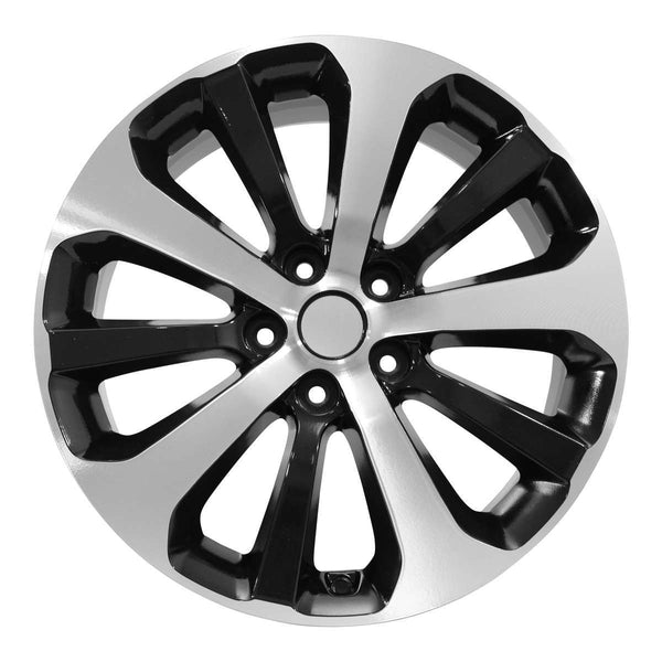 2016 kia sorento wheel 18 machined gloss black aluminum 5 lug w74736mb 1