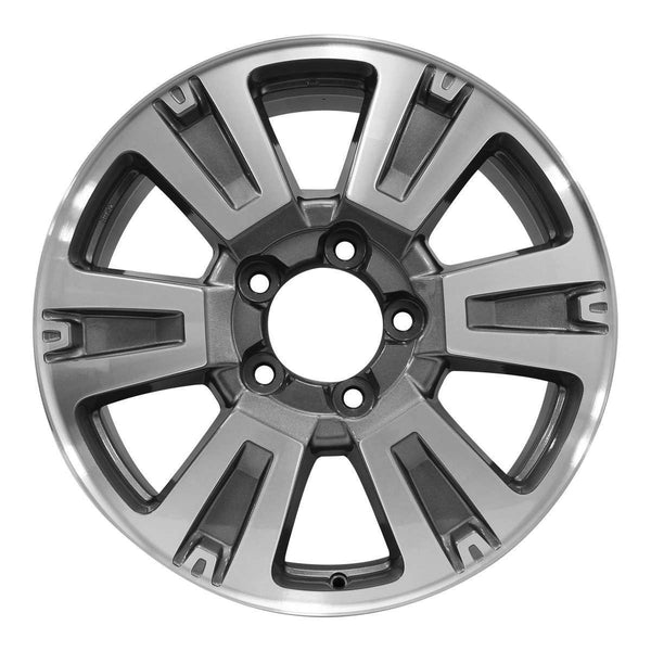 2016 toyota tundra wheel 20 machined charcoal aluminum 5 lug w75159mc 3