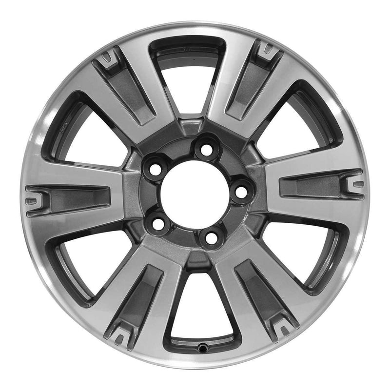 2015 toyota tundra wheel 20 machined charcoal aluminum 5 lug rw75159mc 6