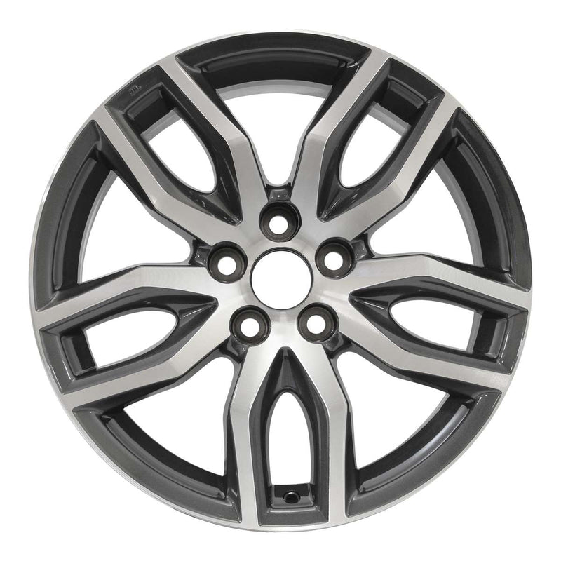 2015 scion tc wheel 18 machined charcoal aluminum 5 lug w75160mc 2