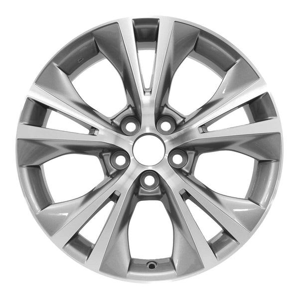 2017 toyota highlander wheel 18 machined silver aluminum 5 lug w75162ms 4