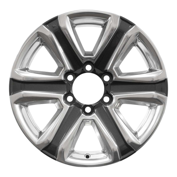 2016 toyota tacoma wheel 18 polished charcoal aluminum 6 lug w75194pc 1