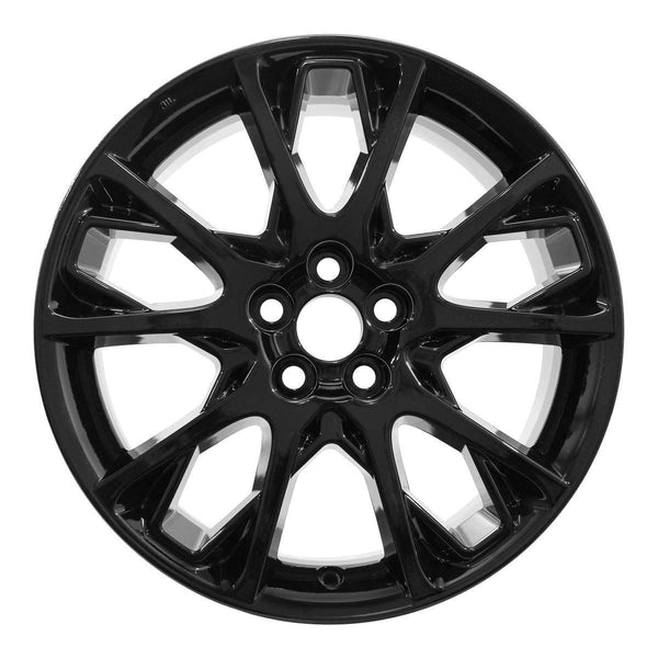 2016 toyota corolla wheel 17 black aluminum 5 lug w75197b 1