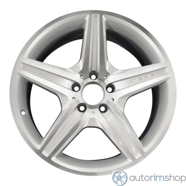 2013 mercedes cls550 wheel 18 machined silver aluminum 5 lug w85003ms 6