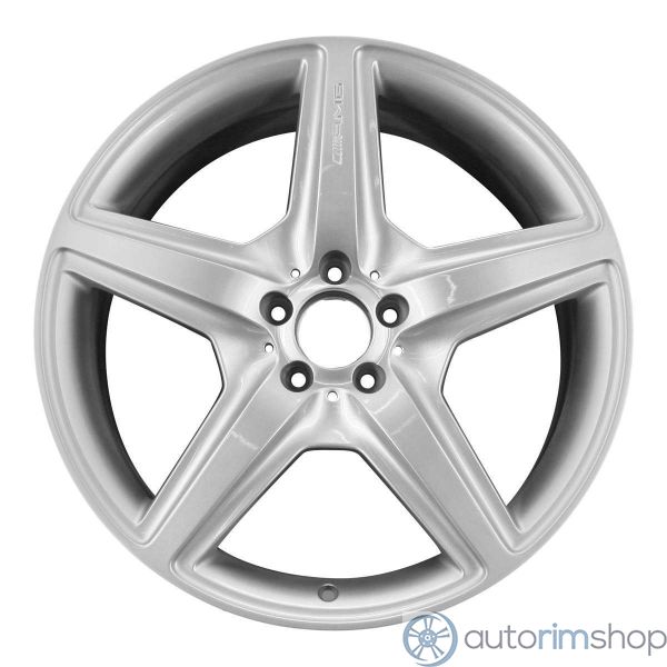 2009 mercedes cl63 wheel 20 silver aluminum 5 lug w85028s 5