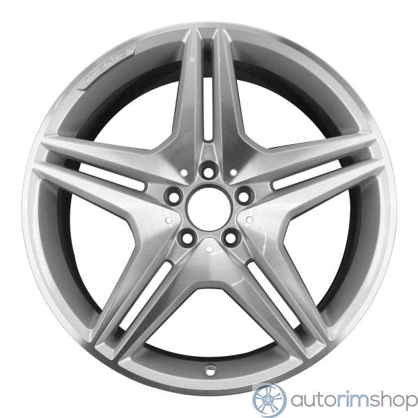 2008 mercedes s63 wheel 20 machined silver aluminum 5 lug w85030ms 1