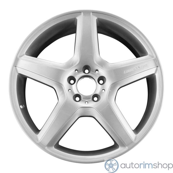 2008 mercedes sl55 wheel 19 silver aluminum 5 lug w85040s 2