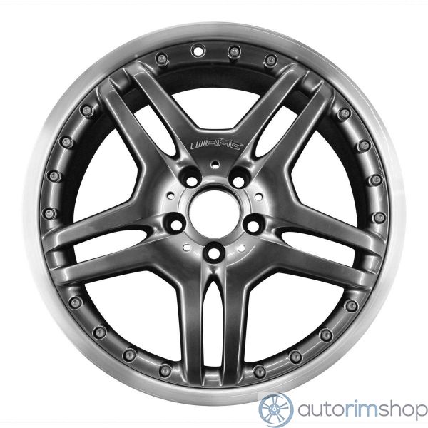 2009 mercedes sl63 wheel 19 machined charcoal aluminum 5 lug w85041mc 28