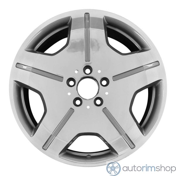 2012 mercedes cl500 wheel 18 polished charcoal aluminum 5 lug w85045pc 4